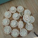 Coffee service in porcelain Lourioux Foecy