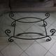 Metal and glass coffee table