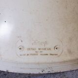 White and dark orange Tam Tam stool by Henry Massonnet for Stamp, 1970.