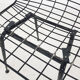 Black metal wire chair, The Netherlands 1950's
