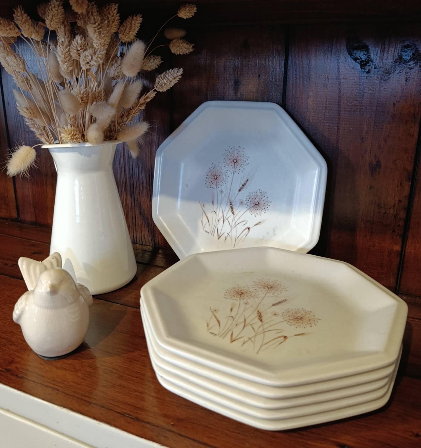 Set of 6 flat plates Tiffany Boutique Italy