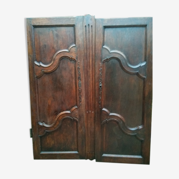 Pair of old cabinet doors