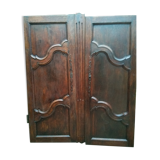 Pair of old cabinet doors