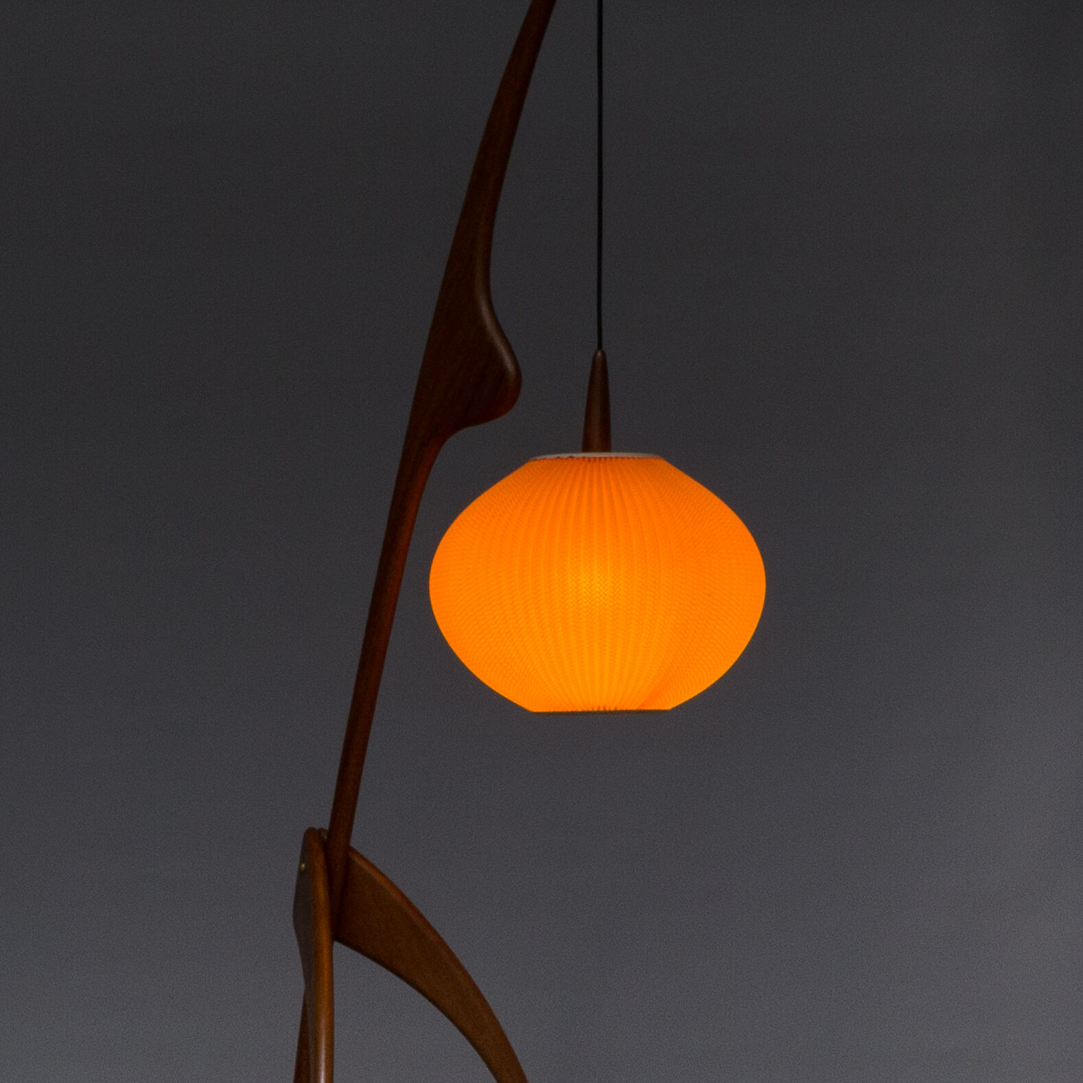 Lampadaire Jean Rispal 'Praying Mantis' pour Rispal France, 1950