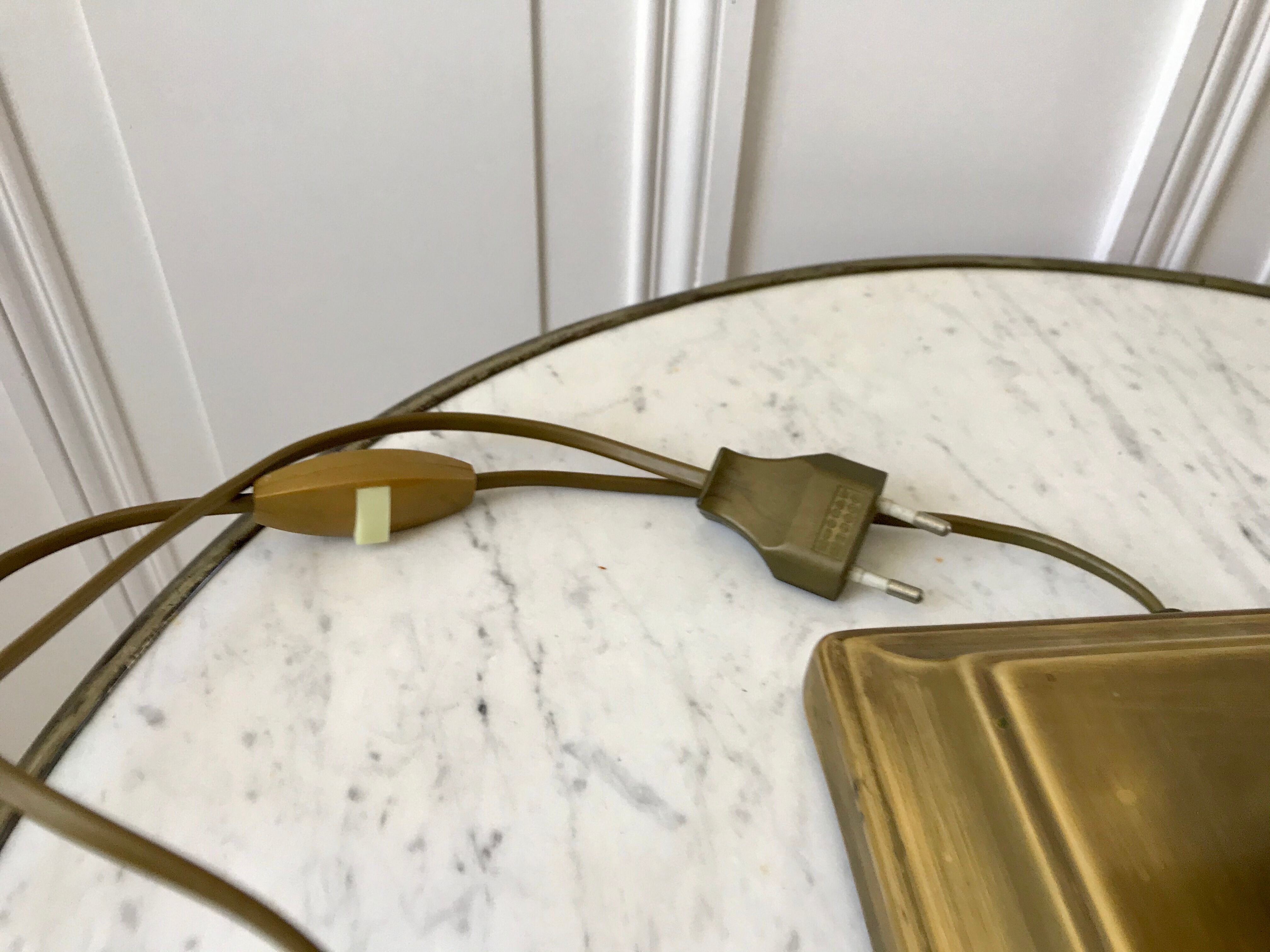Art Deco brass lamp 30s