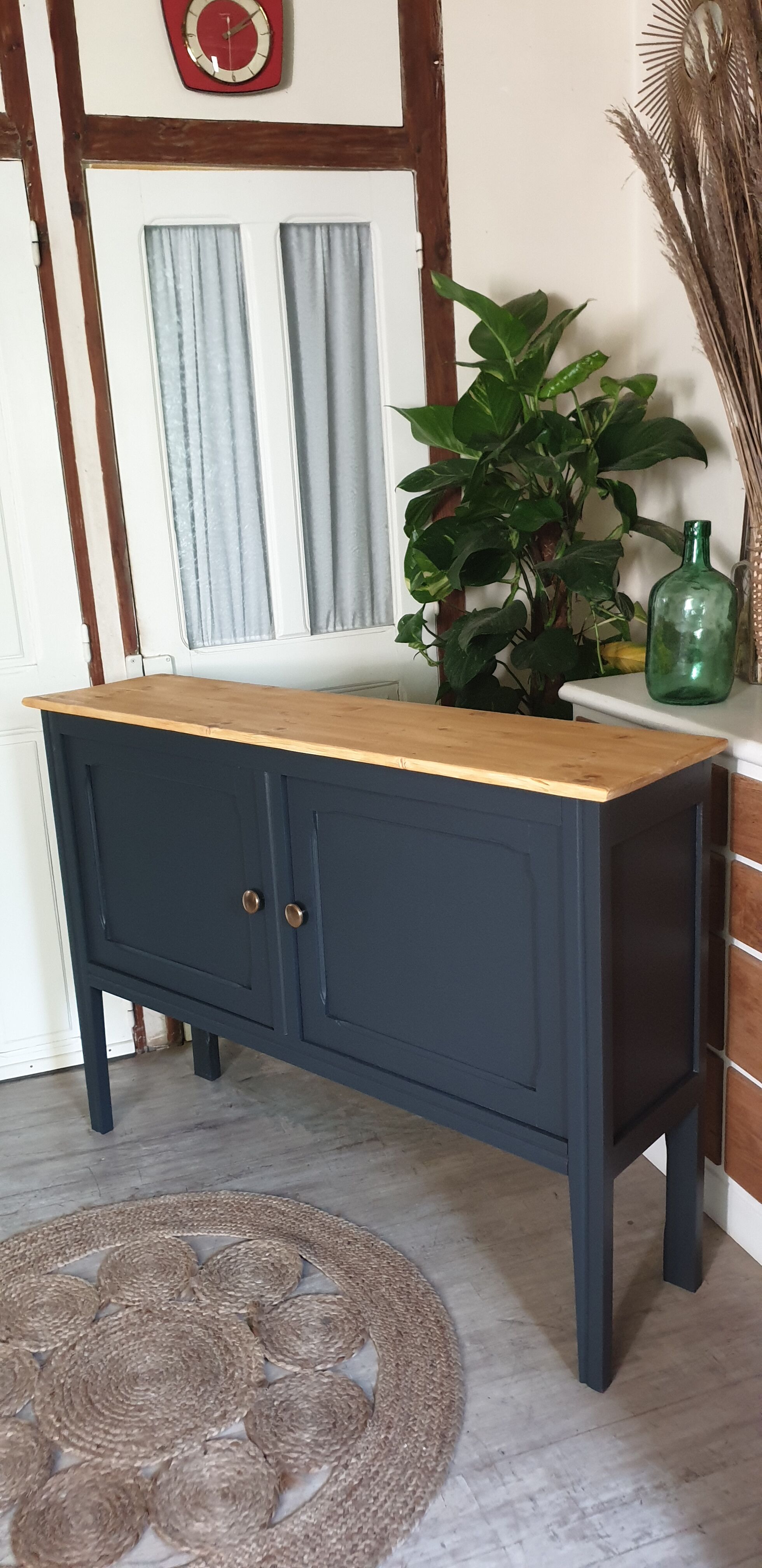 Parisian buffet anthracite gray