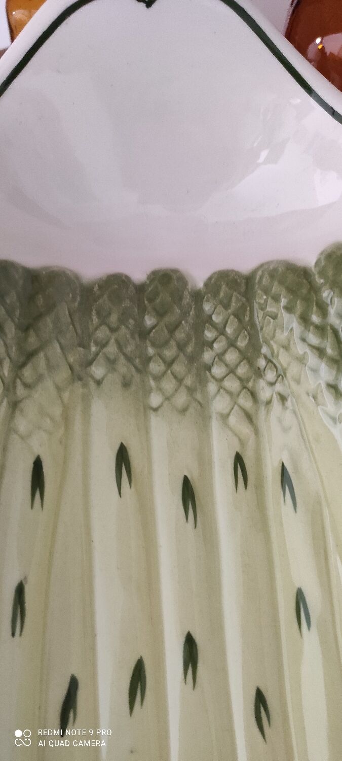 Vintage asparagus dish