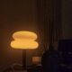 Lampe style vintage en forme de macaron