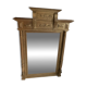 Large mercury beveled wooden mirror