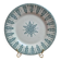 Assiette creuse Terre de fer Gien modèle Annam ancienne