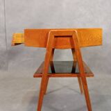Table TV en chêne Jiràk par Drevotex, Vintage Tchèque 1960
