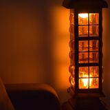 Vintage lamp blown glass