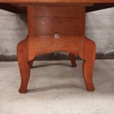 Table gaston poisson chêne moderniste cubique art déco 1940