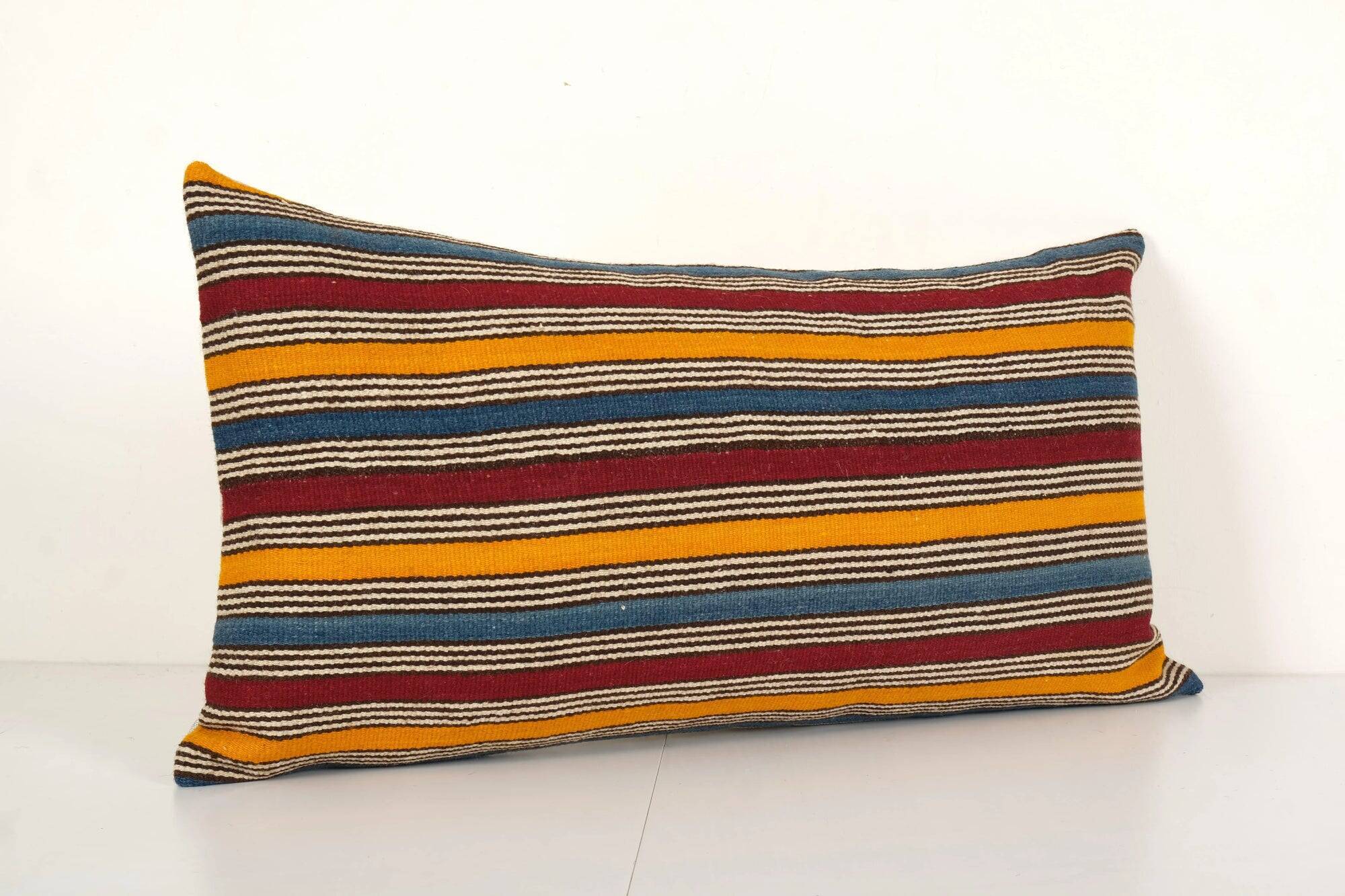 Vintage kilim cushion cover 76x41 cm