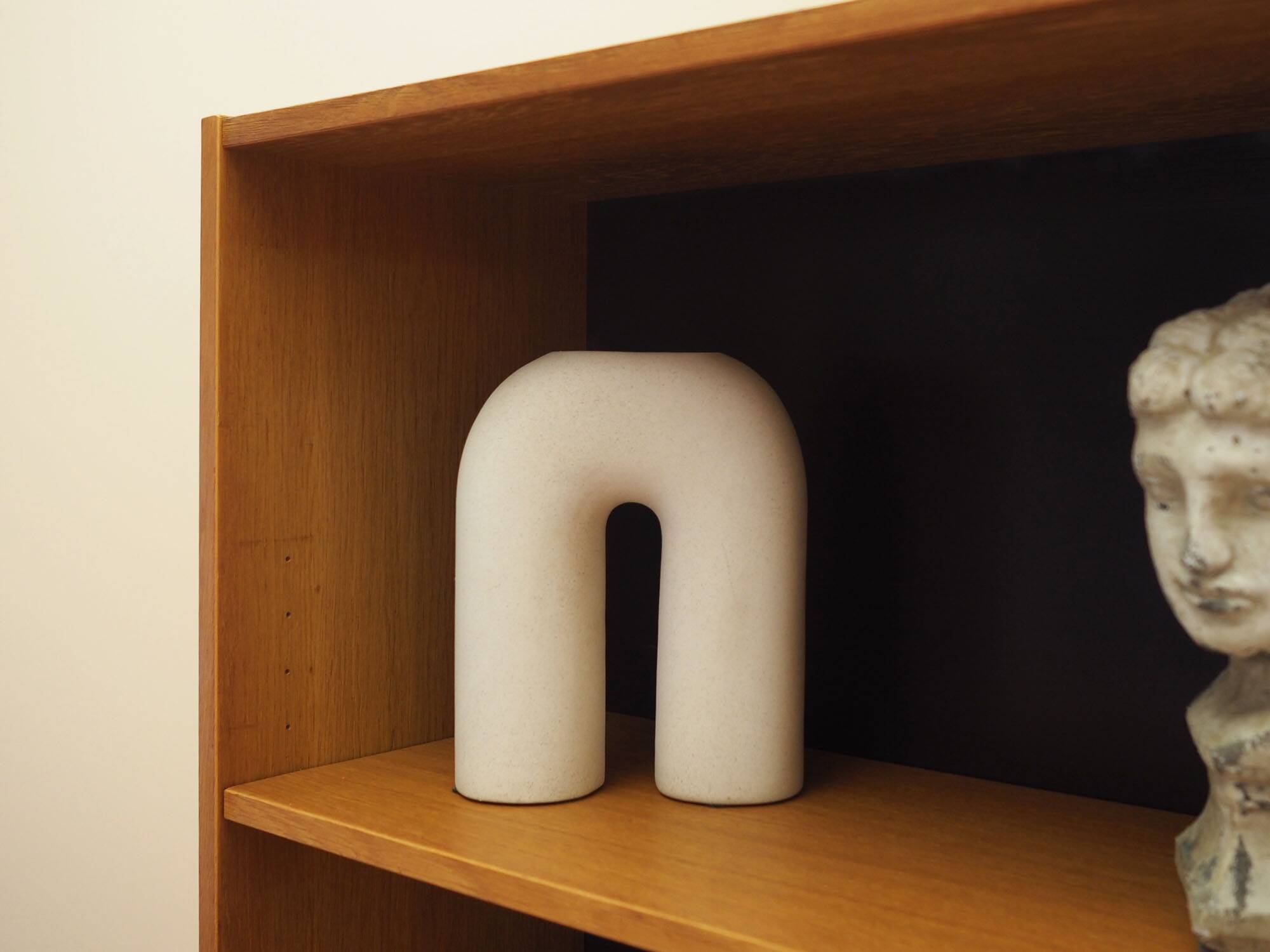 Ash Shelving Unit Domino Møbler, Denmark, 1970s