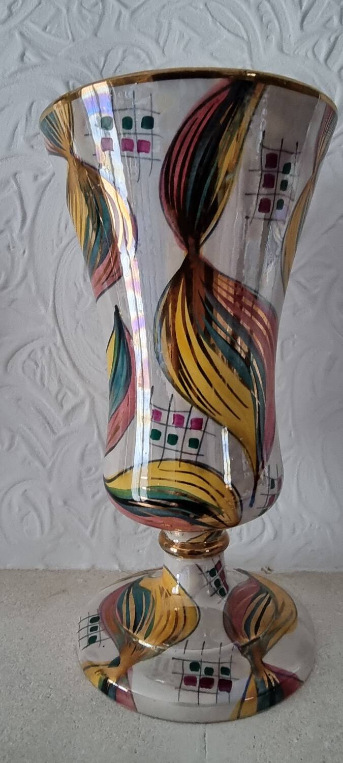 Art deco vase h.bequet quaregnon belgium