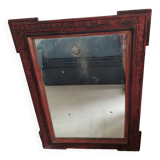 Old Bordeaux red mirror