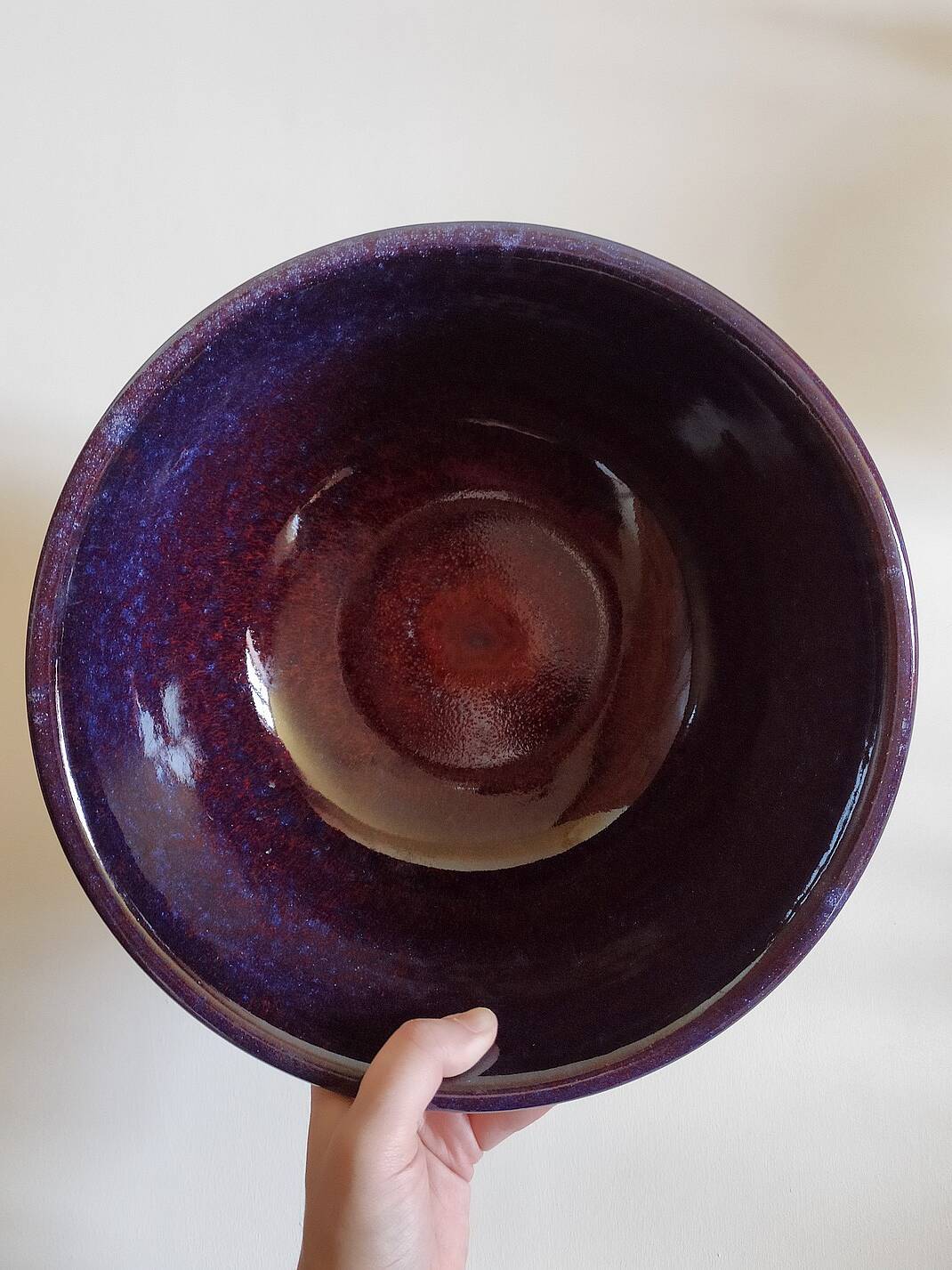 Large Alesia Pottery salad bowl