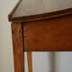 Old schoolboy walnut desk