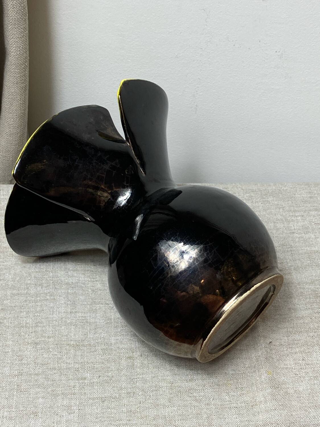 Vallauris ceramic flower vase