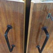 Light wood and rosewood buffet 60s