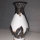 Small vintage vase - leaf decoration - signed "A Mourlon"