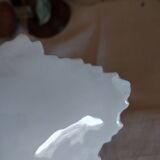 Old footed dish in slipware