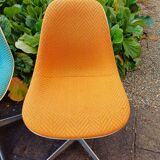 Series of 4 chairs by Eames editionHerman Miller
