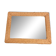Grand miroir en cordage tressé