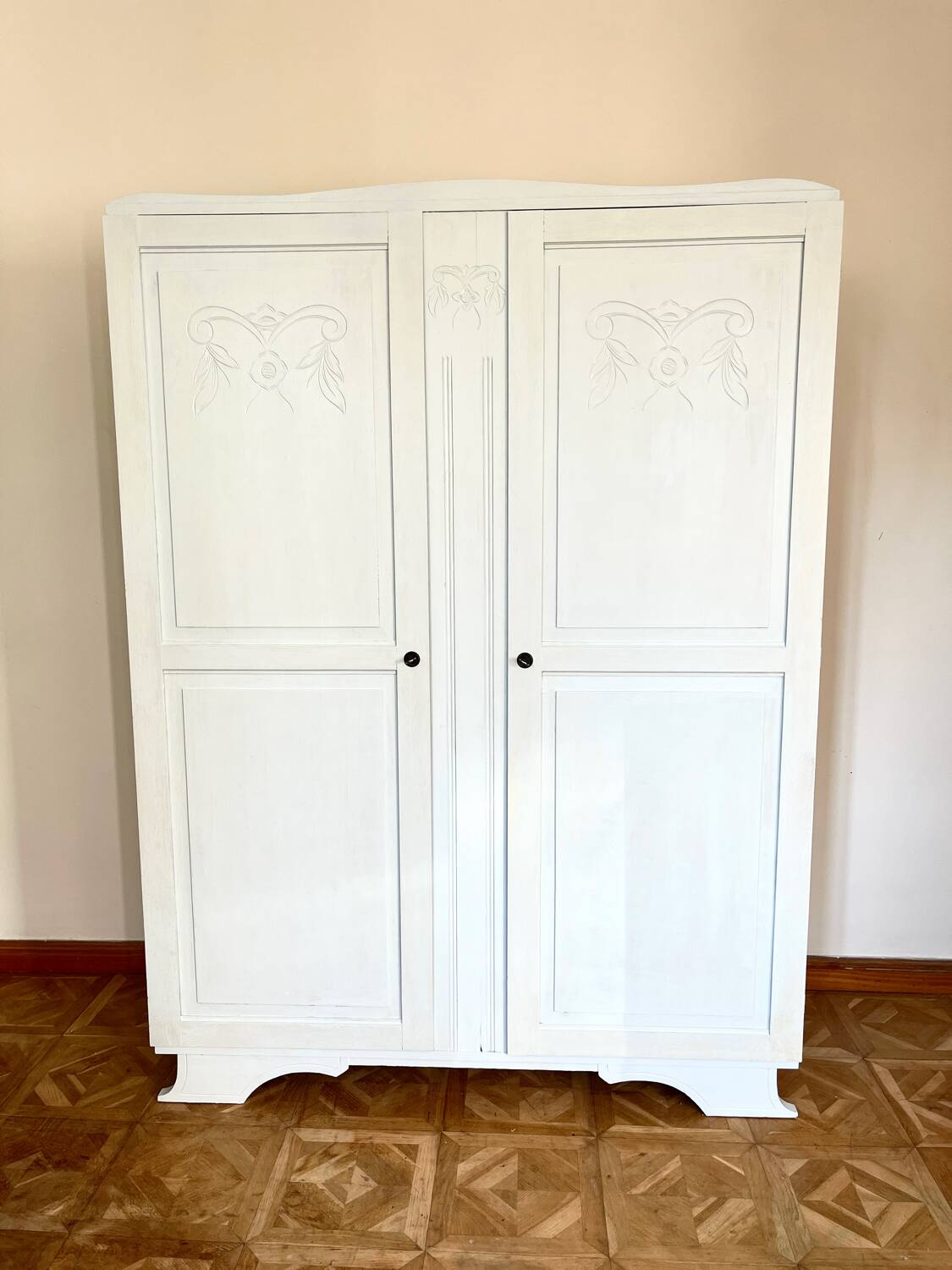 Fjord blue art deco wardrobe