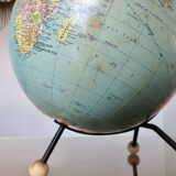 Taride tripod terrestrial globe from 1963