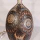 Vintage sandstone lamp base signed JC Courjault - Maison Keraluc - 1960s