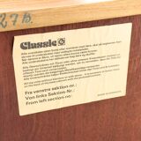 Commode danoise en teck d'Omann Jun, années 1970