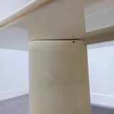 Rare table à manger kazuhide takahama "olinto" plateau en marbre - b&b italia