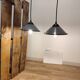 Blue-grey industrial vintage suspension