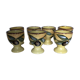 Set of 7 ceramic cockroaches
