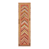 Tapis kilim vintage herki tissé à la main en Turquie
