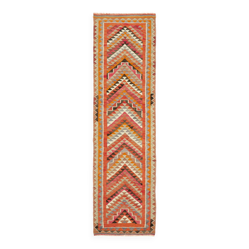 Tapis kilim vintage herki tissé à la main en Turquie