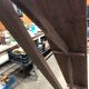 Banc en bois vintage