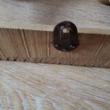 Former wooden wall coat holder 4 patères