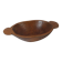Vintage wooden fruit bowl hand-carved.