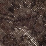 Tapis de course vintage turc en laine douce, gris foncé, 2x10