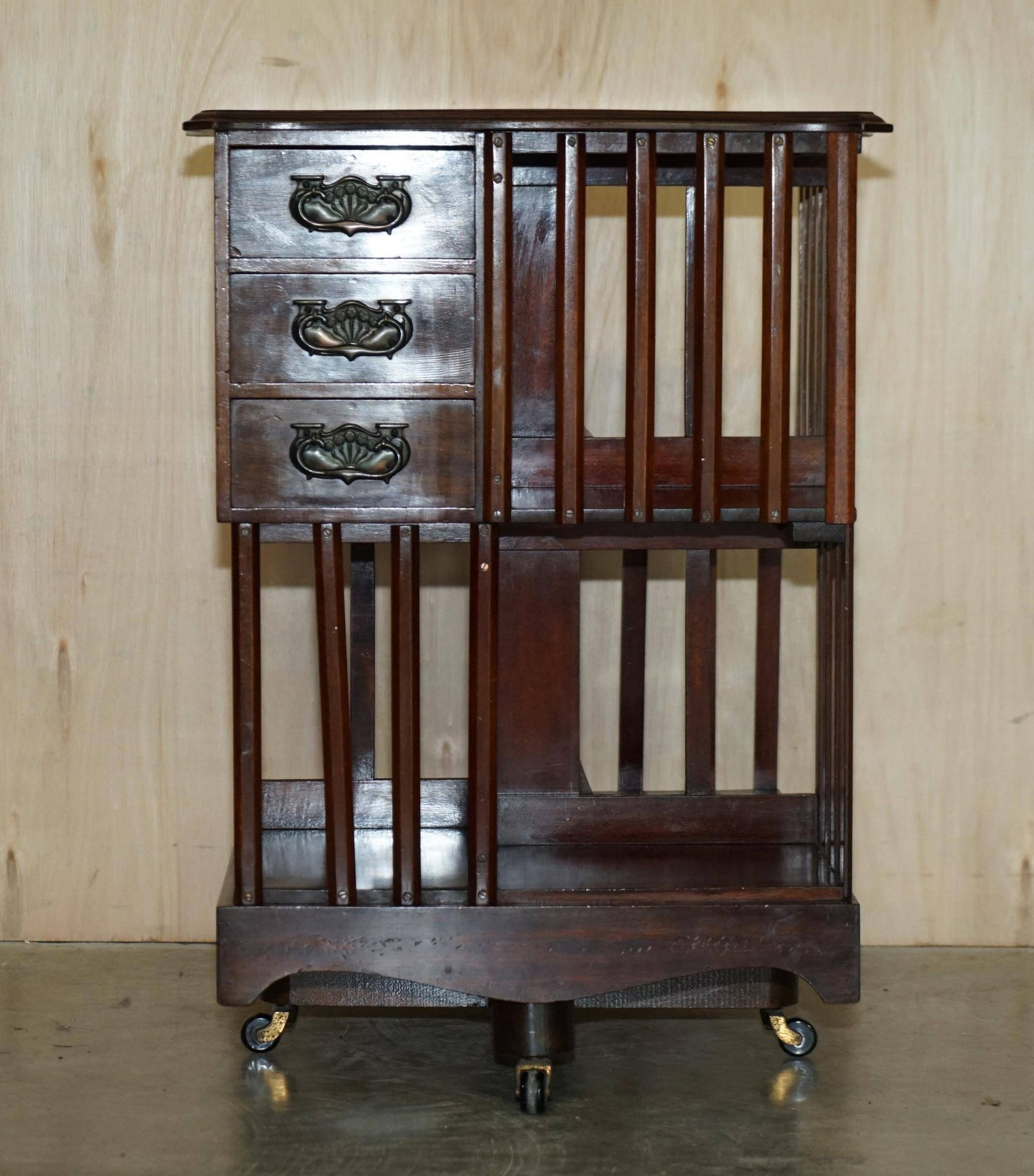 Liberty's London Art Nouveau handles for library table
