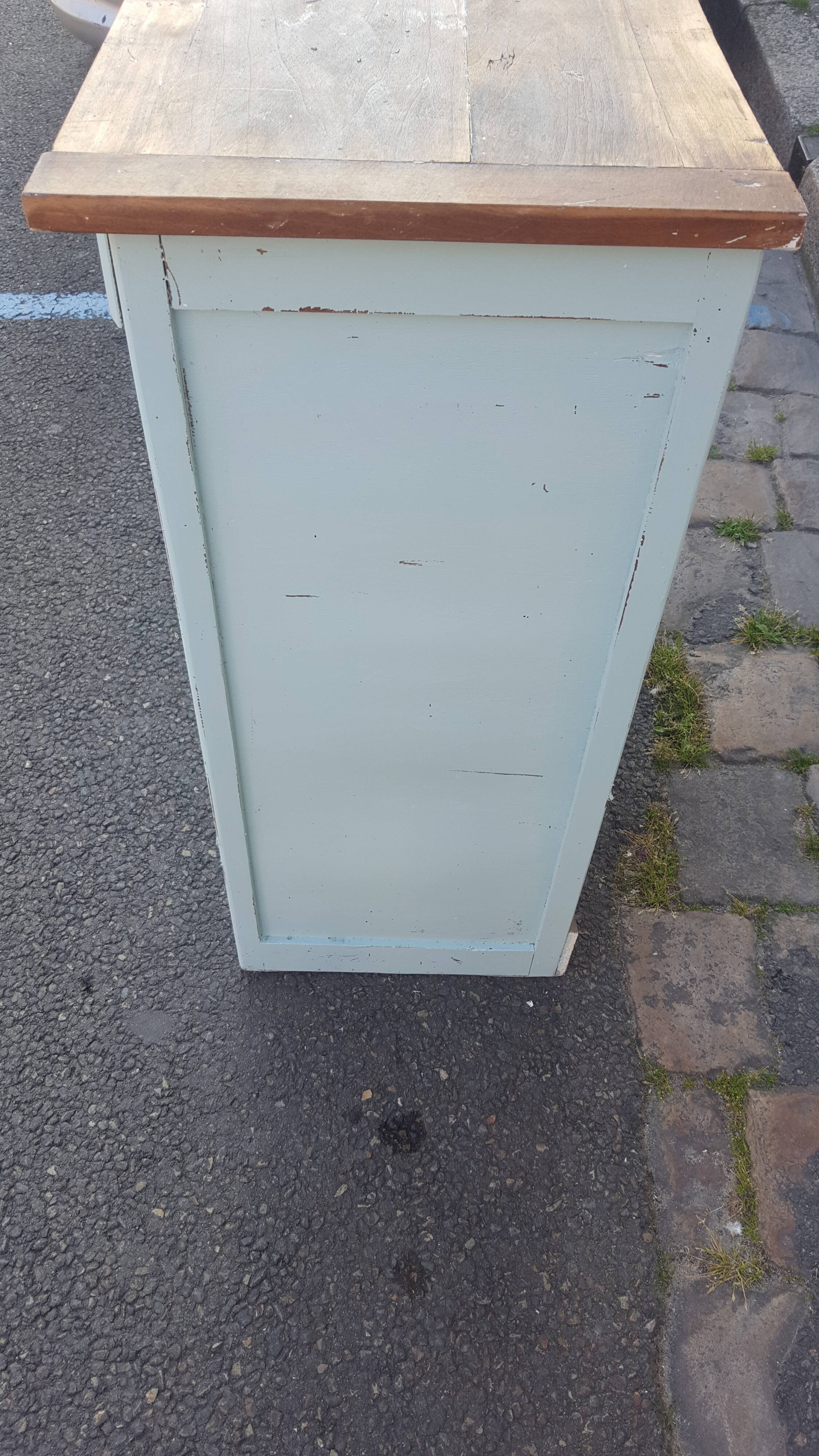 Pastel blue Parisian buffet