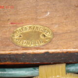 English sideboard, mahogany, decorated in Flemish style, 1850s