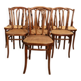 Thonet Series x8 bistro chairs no. 56