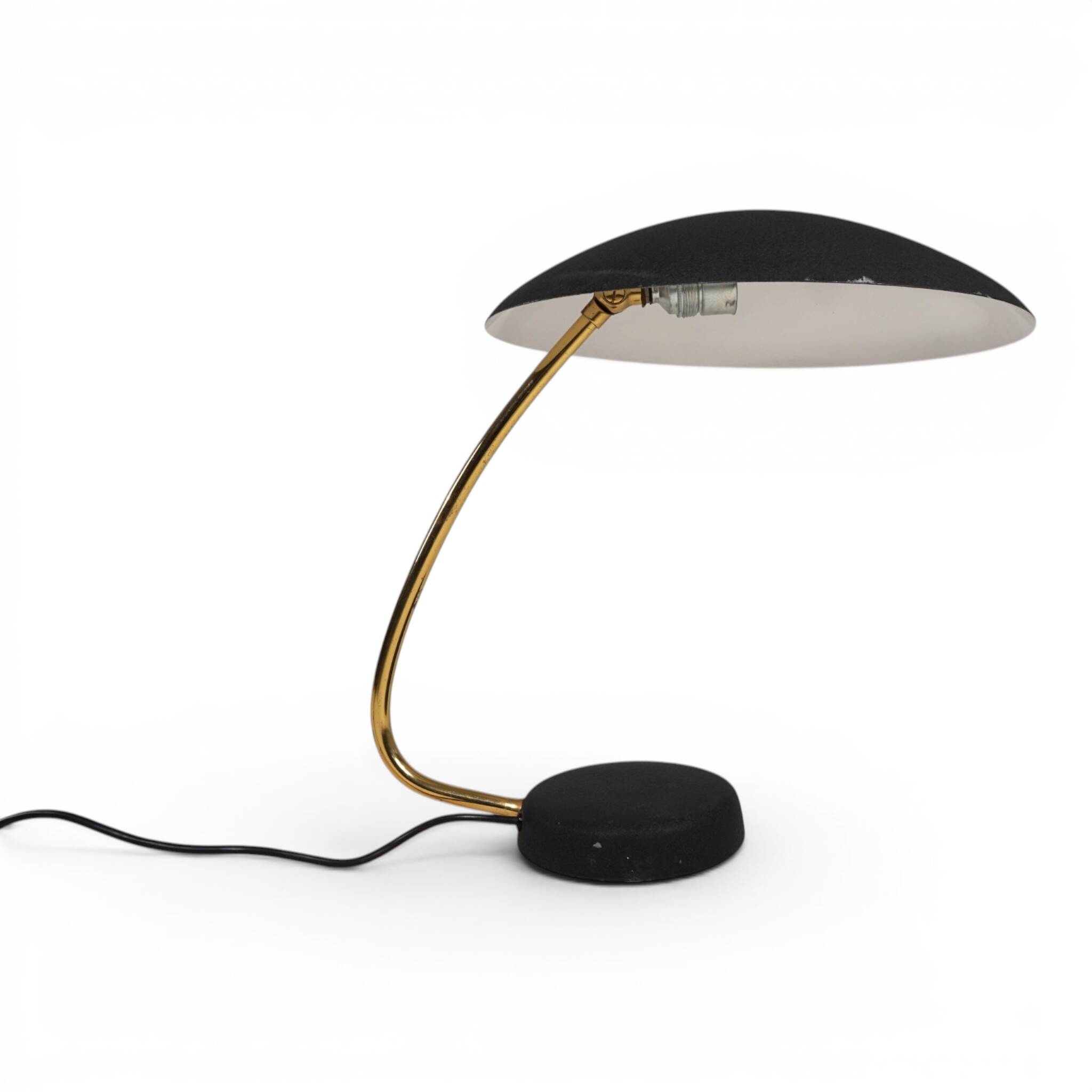 Cosack 7675 Black Table Lamp by Karl-Heinz Kinsky, 1956