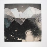 Collage on paper • mineralogie v