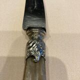 Series of 12 horn-handled knives