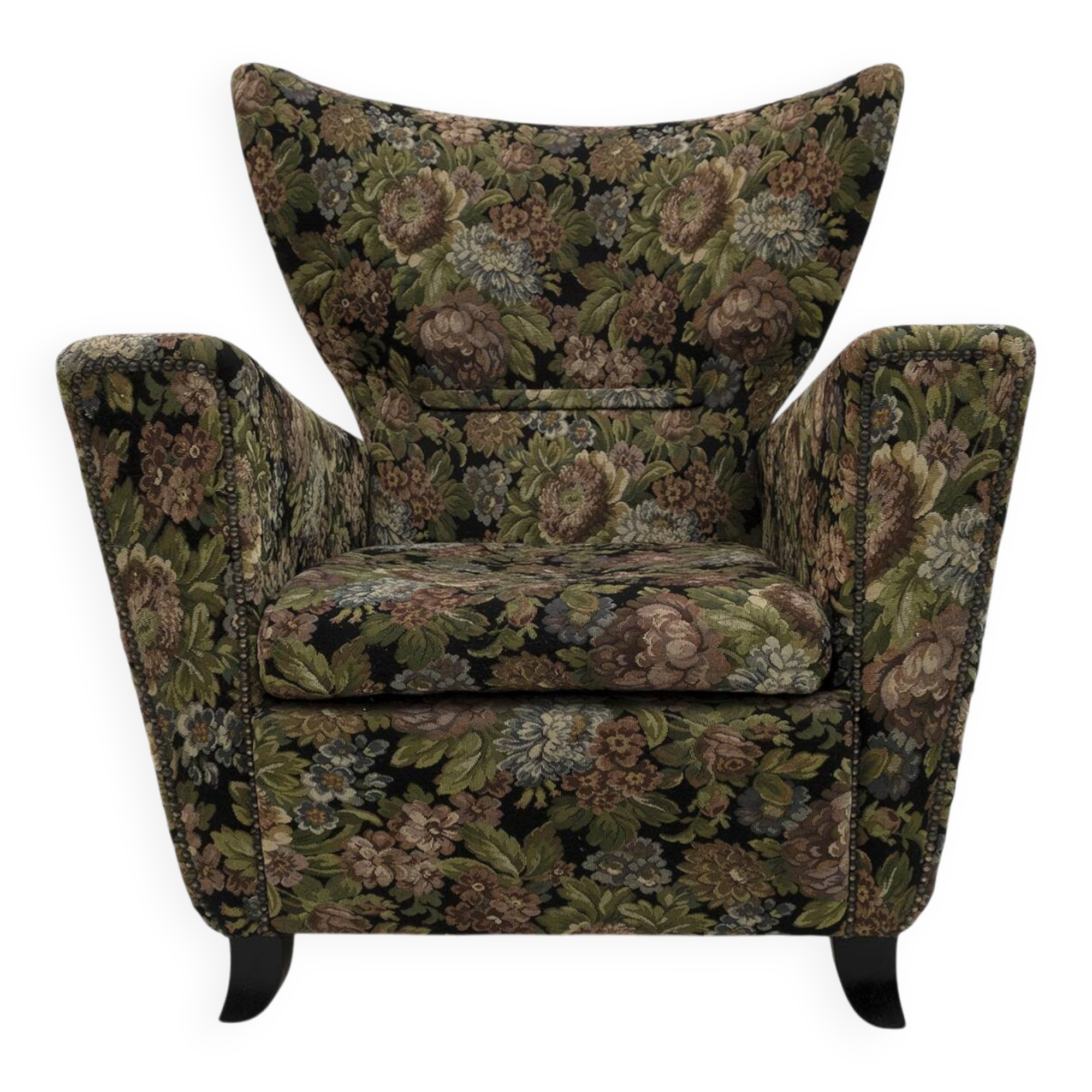 Gugliemo Ulrich Art Deco Italian Armchair, 1940s